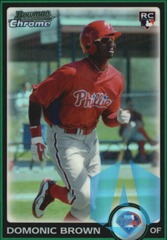 2010 Bowman Chrome Draft Domonic Brown RC Rookie #BDP70